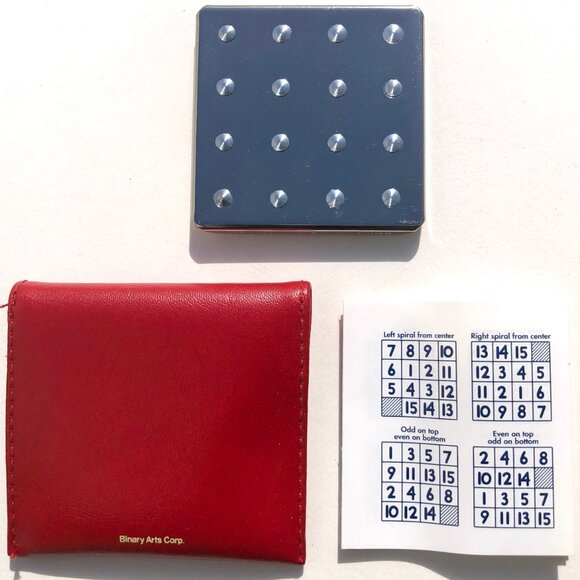 vintage Fifteen Puzzle Stainless Steel Handy Case Instruction Book 019275049003 - Picture 8 of 10